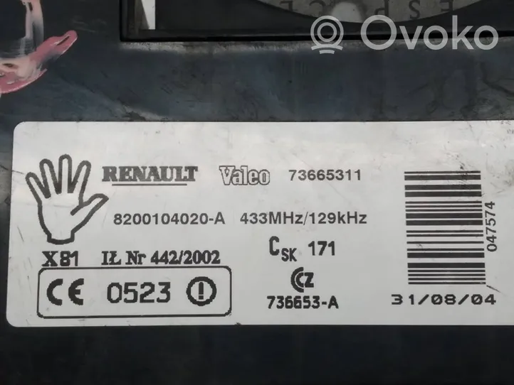 Renault Espace IV Chiave/comando di accensione (usato) 8200104020A