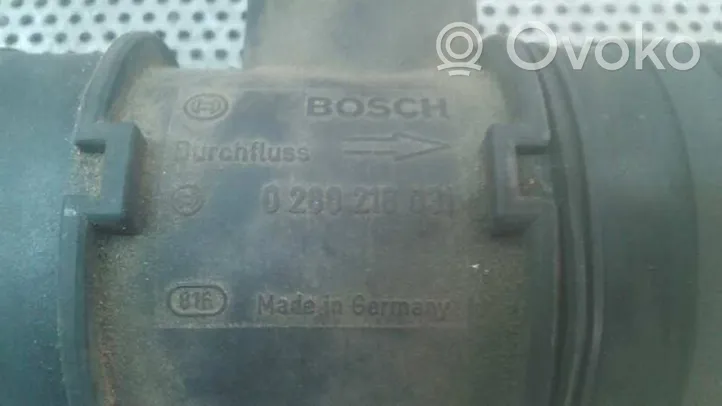 Opel Corsa C Przepływomierz masowy powietrza MAF 0280218031