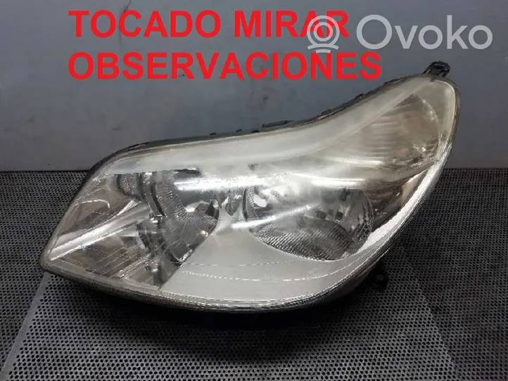 Citroen C5 Lampa przednia 9650055980