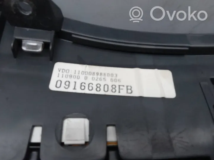 Opel Corsa C Licznik / Prędkościomierz 09166808FB