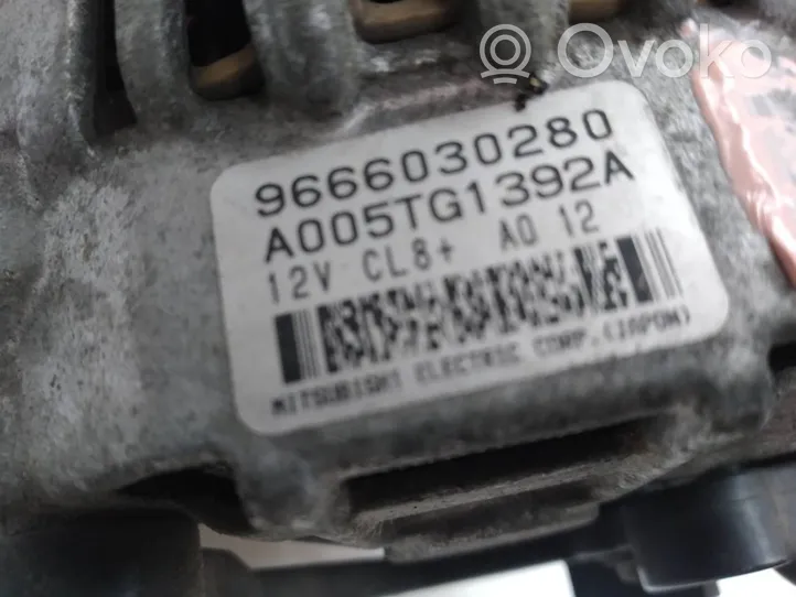 Peugeot 207 Generatore/alternatore 9666030280