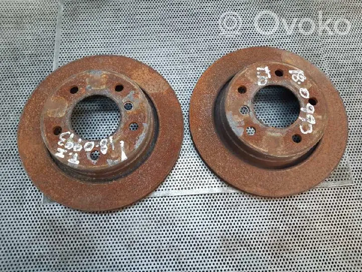 BMW 3 E46 Rear brake disc 