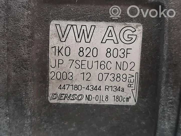 Volkswagen Golf V Compressore aria condizionata (A/C) (pompa) 1K0820803F