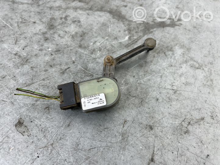 Audi Q7 4L Réglage, levier du capteur d'hauteur de suspension arrière 7L0616571D