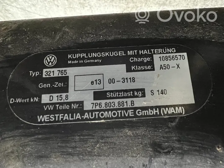 Volkswagen Touareg II Kit de remorquage 7P6803881B