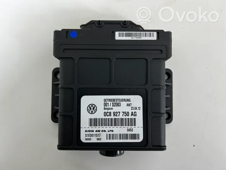 Volkswagen Touareg II Module de contrôle de boîte de vitesses ECU 0C8927750AG