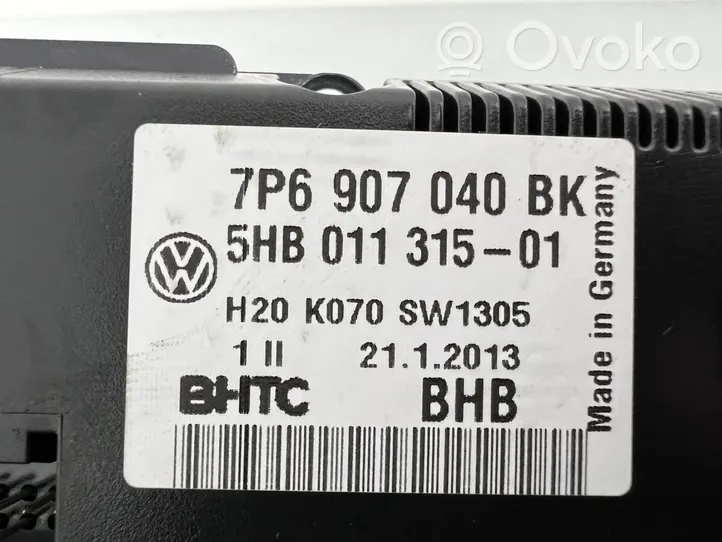 Volkswagen Touareg II Ilmastoinnin ohjainlaite 7P6907040BK