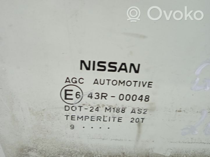 Nissan Qashqai Vitre de fenêtre porte arrière 43R00048