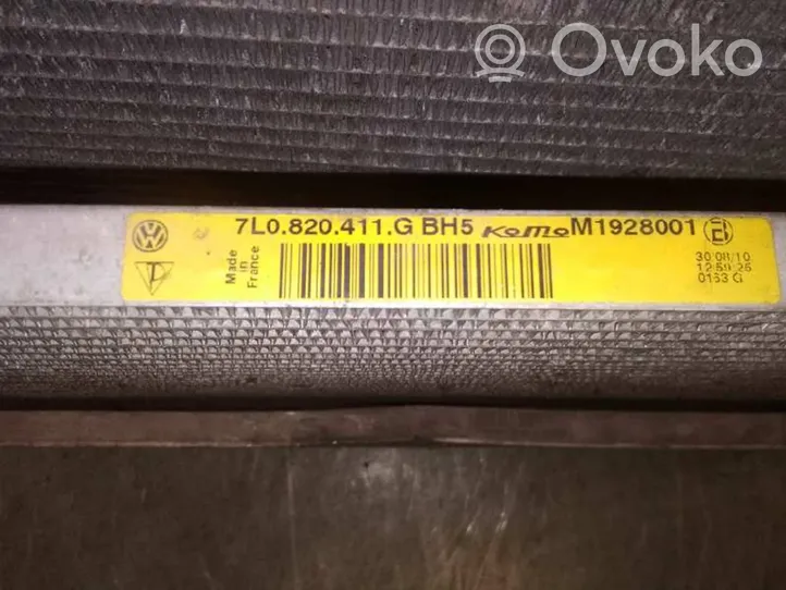 Volkswagen Touareg I Jäähdyttimen lauhdutin (A/C) 7L0820411G