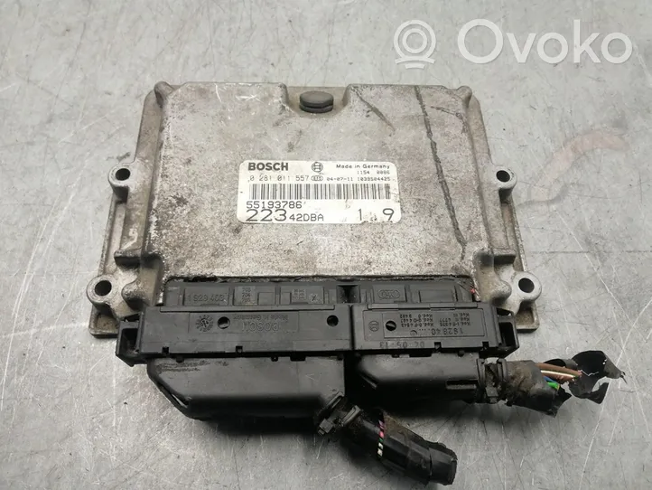 Fiat Doblo Calculateur moteur ECU 55193786