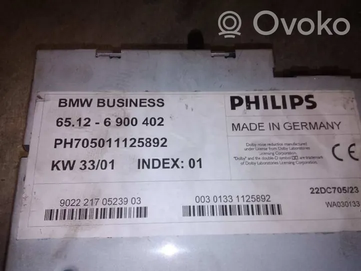 BMW 3 E46 Unité principale radio / CD / DVD / GPS 65126900402