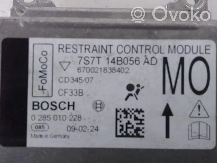 Ford Mondeo MK II Centralina/modulo airbag 7s7t14b056ad