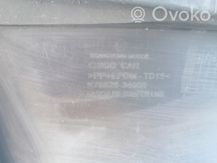 SsangYong Actyon Rivestimento della parte inferiore del paraurti posteriore k7882634000