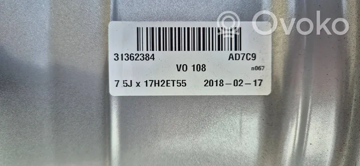 Volvo XC60 Felgi aluminiowe R17 31362384