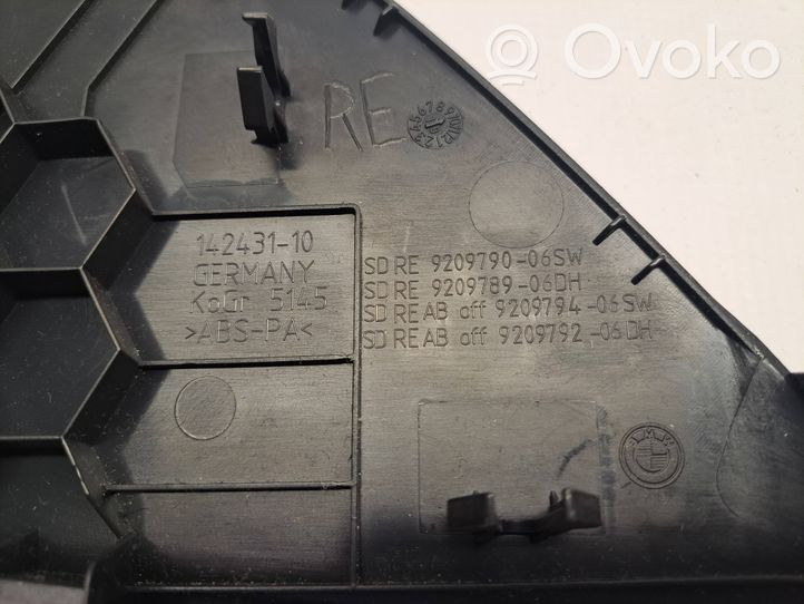 BMW 5 F10 F11 Panelės apdailos skydas (šoninis) 9209790