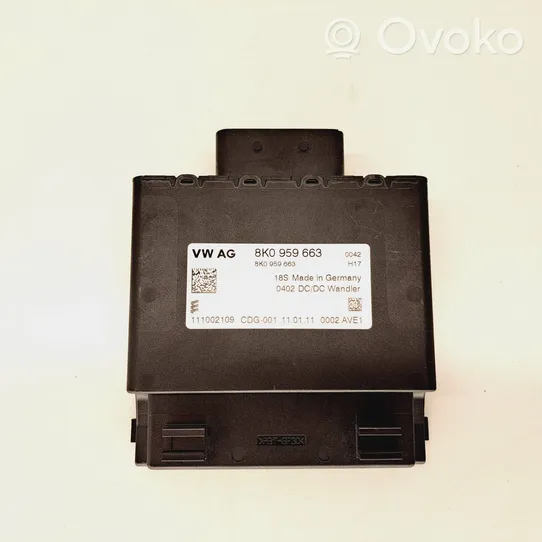 Audi A4 S4 B8 8K Power management control unit 8K0959663