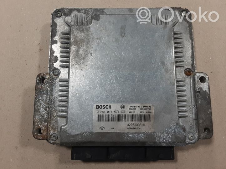 Renault Vel Satis Calculateur moteur ECU 0281011571