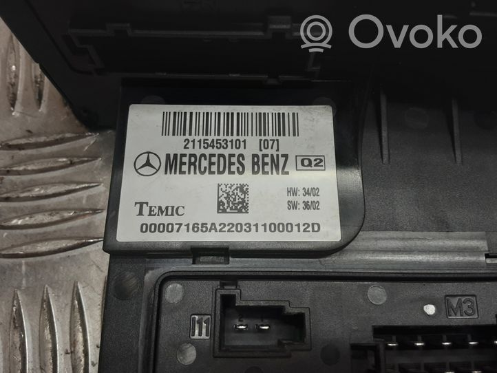 Mercedes-Benz E W211 Modulo fusibile 2115453101