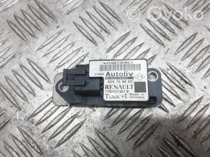 Renault Scenic RX Airbag deployment crash/impact sensor 550759800