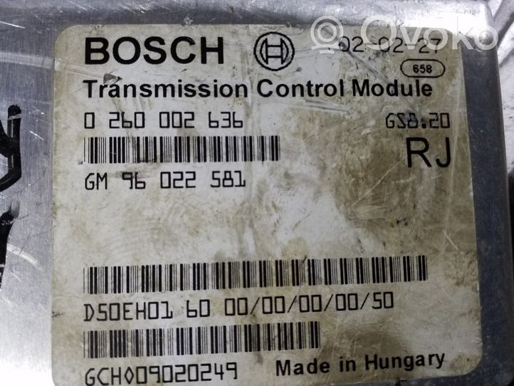Opel Frontera B Module de contrôle de boîte de vitesses ECU 0260002636