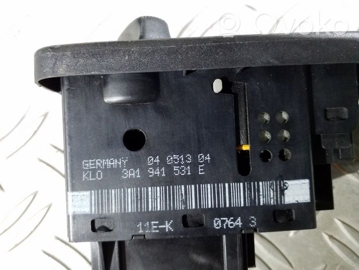 Volkswagen PASSAT B4 Interrupteur d’éclairage 3A1941531E