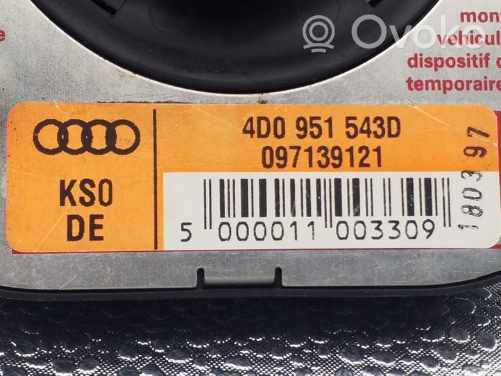 Audi A8 S8 D2 4D Innesco anello di contatto dell’airbag (anello SRS) 4D0951543D