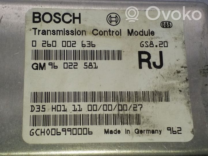 Opel Frontera B Module de contrôle de boîte de vitesses ECU 96022581