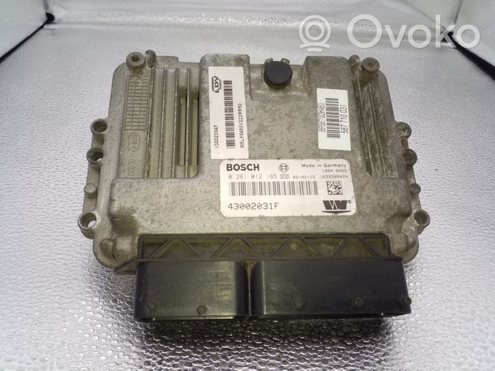 LDV Maxus Unité de commande, module ECU de moteur 43002031F