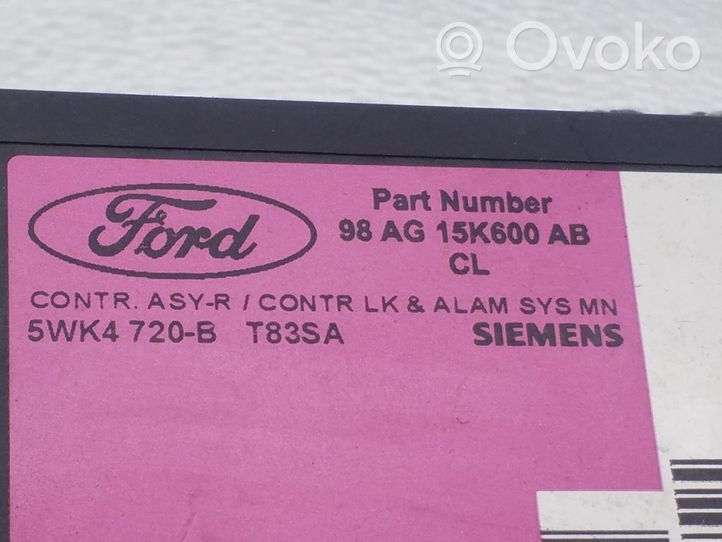 Ford Focus Блок управления иммобилайзера 98AG15K600AB