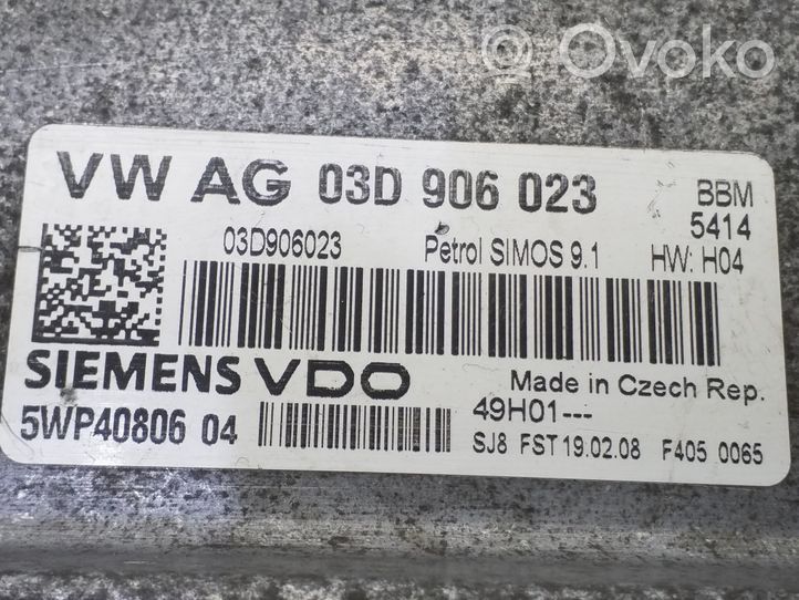 Volkswagen Polo IV 9N3 Centralina/modulo motore ECU 03D906023