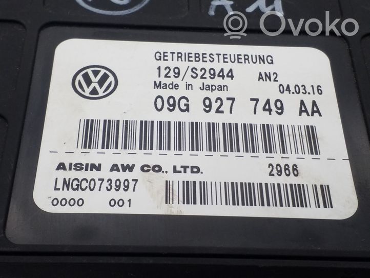 Volkswagen Jetta VI Unité de commande, différentiel boîte de transfert 09G927749AA