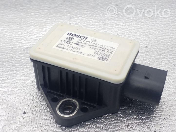 Audi A6 S6 C6 4F ESP acceleration yaw rate sensor 4F0907637A