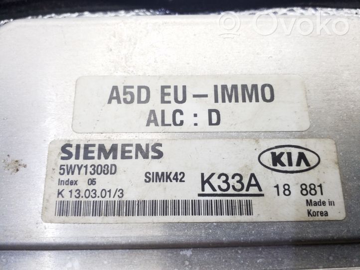 KIA Rio Unité de commande, module ECU de moteur 5WY1308D