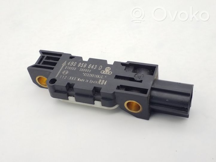 Audi A3 S3 8P Airbagsensor Crashsensor Drucksensor 4B0959643D