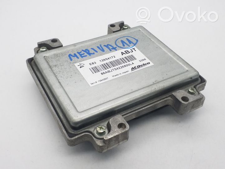 Opel Meriva B Unité de commande, module ECU de moteur 12654172