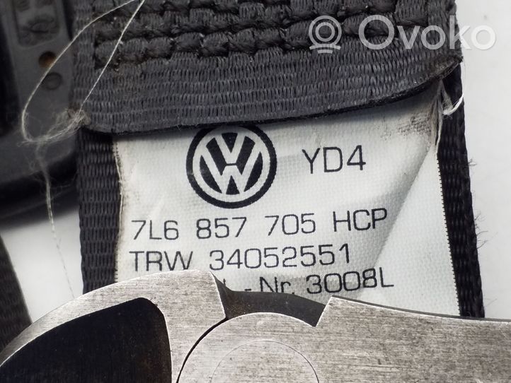 Volkswagen Touareg I Pas bezpieczeństwa fotela przedniego 7L6857705