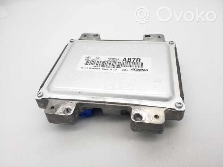 Buick Encore I Komputer / Sterownik ECU silnika 12669749