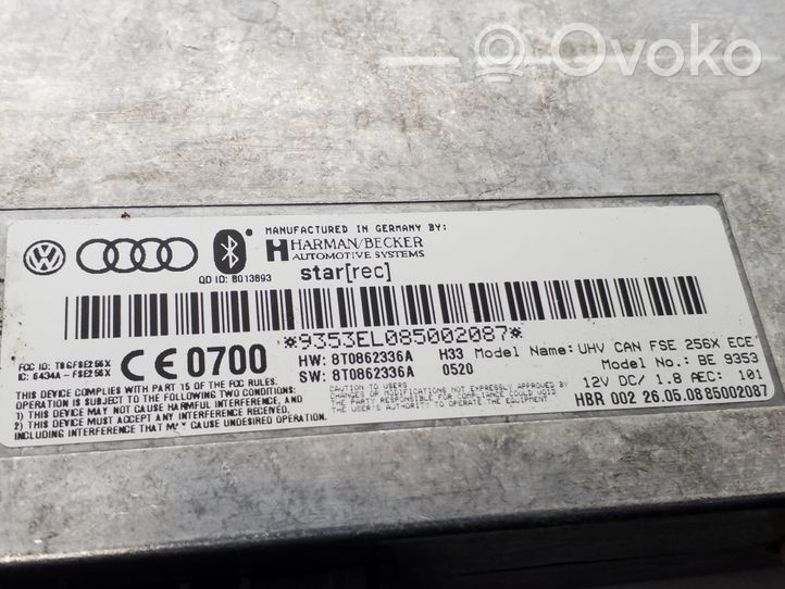 Audi A4 S4 B8 8K Controllo multimediale autoradio 8T0862336A