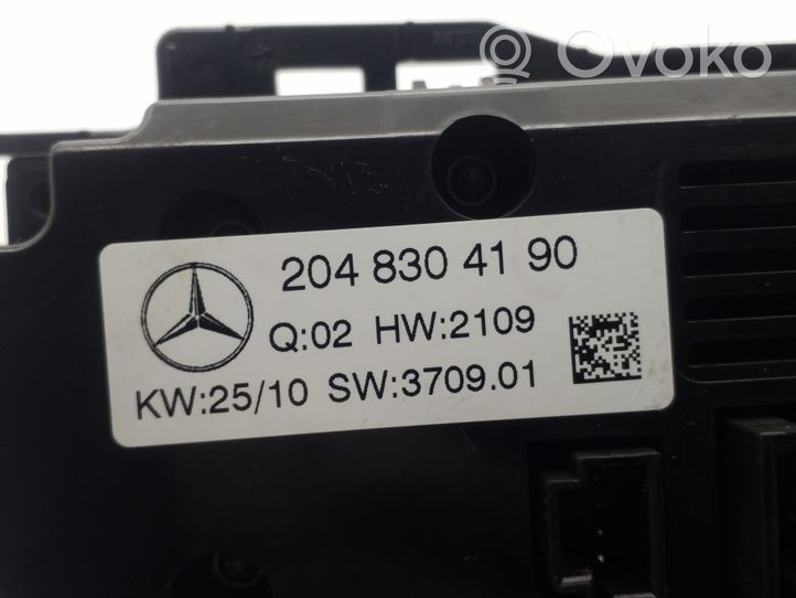 Mercedes-Benz C W204 Centralina del climatizzatore 2048304190