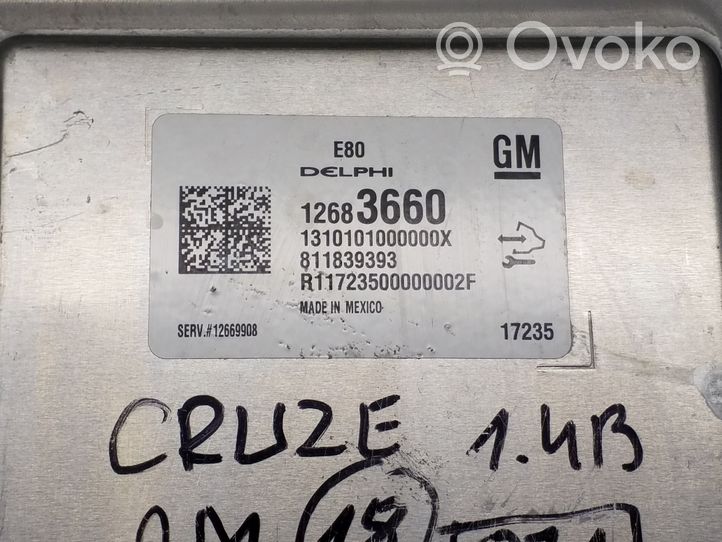 Chevrolet Cruze II Sterownik / Moduł ECU 12683660