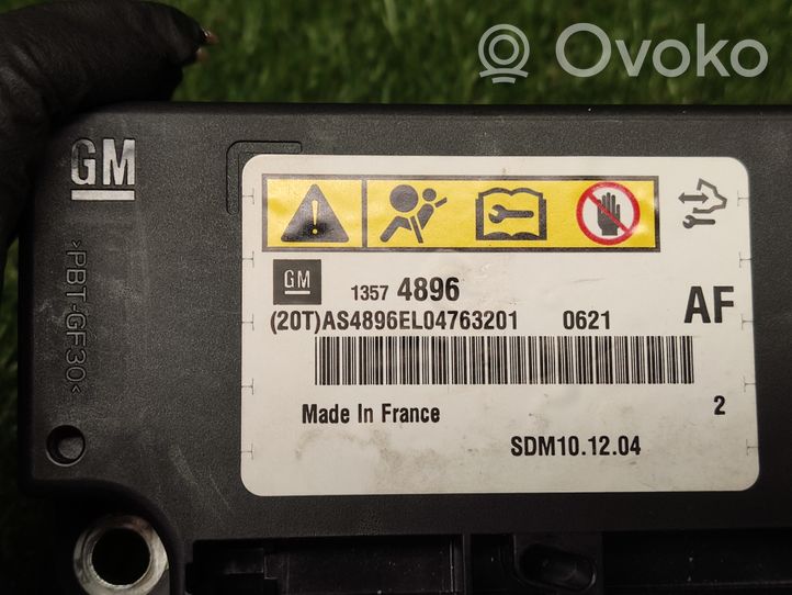 Opel Astra J Centralina/modulo airbag 13574896