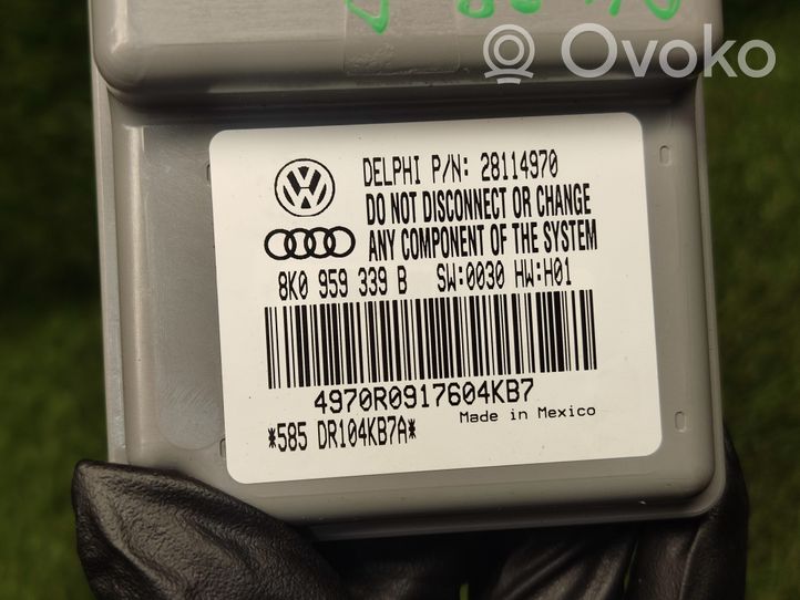 Audi A4 S4 B8 8K Istuimen säädön moduuli 8K0959339B