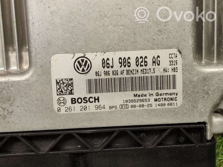 Volkswagen PASSAT CC Unité de commande, module ECU de moteur 06J906026AG