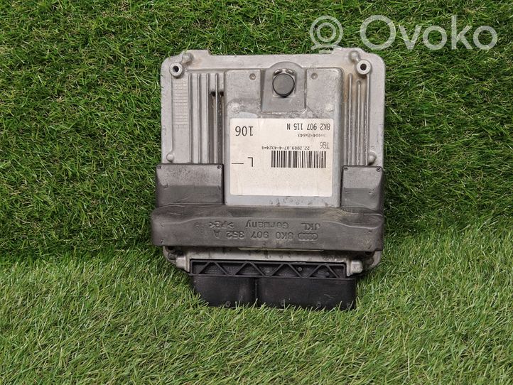 Audi A4 S4 B8 8K Unité de commande, module ECU de moteur 8K2907115N