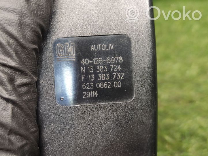 Opel Zafira C Front seatbelt buckle 13383724