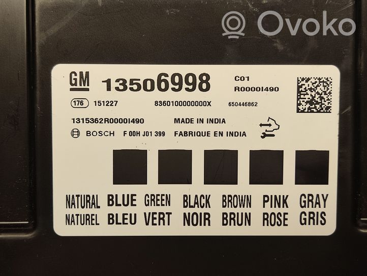 Opel Mokka Comfort/convenience module 13506998