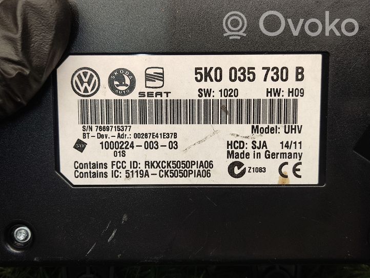 Volkswagen PASSAT B7 Moduł / Sterownik komfortu 5K0035730B