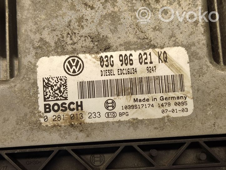 Volkswagen Golf Plus Centralina/modulo motore ECU 03G906021KQ