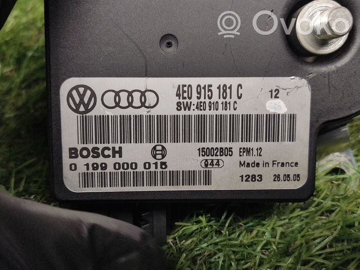 Audi A8 S8 D3 4E Kiti valdymo blokai/ moduliai 4E0915181C