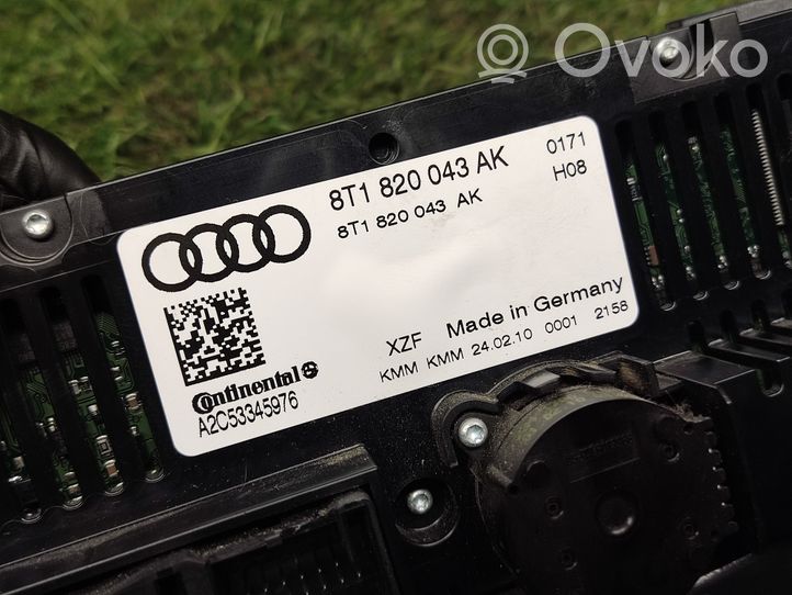 Audi Q5 SQ5 Climate control unit 8T1820043AK